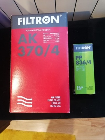 FILTRON | DE ACEITE AK 370/4 | GASOLINA  PP 836/4  