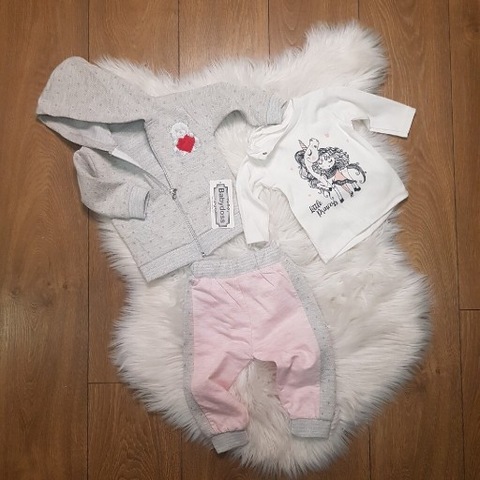 Nowy Komplecik Ciuszków Dla Dziewczynki 