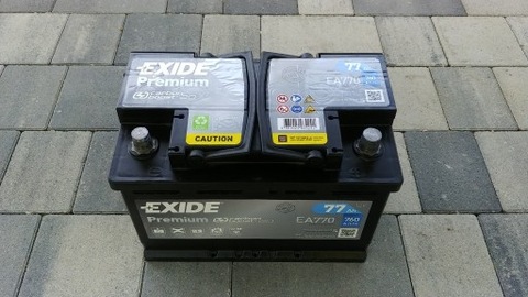 АККУМУЛЯТОР EXIDE PREMIUM EA770 77AH 760A