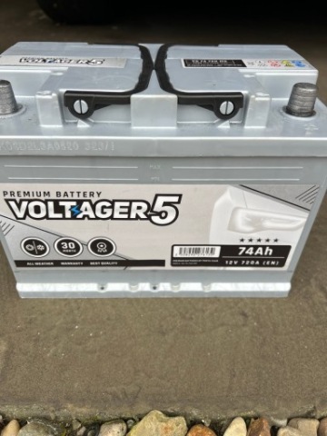 АКУМУЛЯТОР 12V 74AH ПРАВИЙ ПЛЮС 