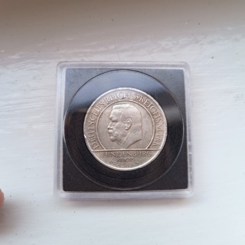 WEIMAR 1929 A HINDENBURG 3 МАРКИ DREI MARK 