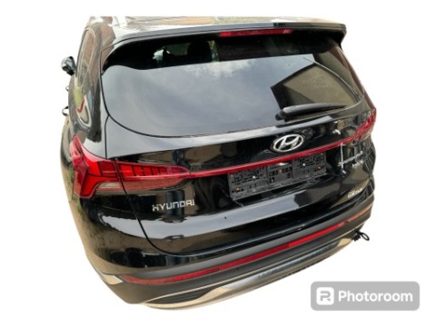HYUNDAI SANTA FE IV РЕСТАЙЛ ЗАДНЯ ЗАД КРИШКА БАГАЖНИКА КОЛІР A2B ЧОРНА 