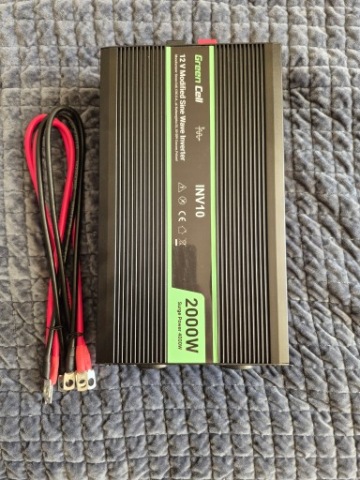 PRZETWORMICA 12V 2000W /4000W NA 220V DO КЕМПЕР АБО NARZEDZI. 