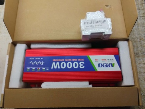 ПЕРЕТВОРЮВАЧ ANENJI 24/230V 3000W ЧИСТИЙ SINUS + GRATIS. 