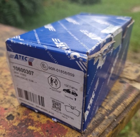 НОВЕ КОЛОДКИ ГАЛЬМІВНЕ ЗАД ATEC 10600307 FORD FOCUS MK1 (WVA 23353) 