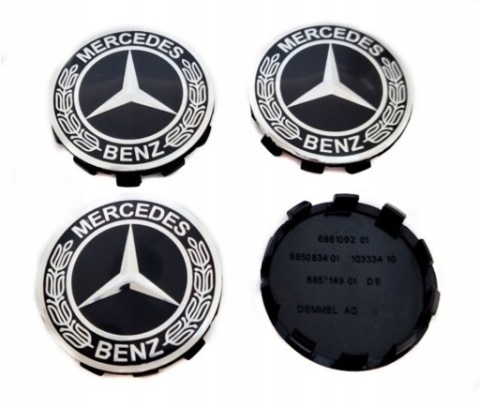 MERCEDES КОВПАЧКИ КОВПАЧКИ DO ДИСКІВ 56MM/53MM 