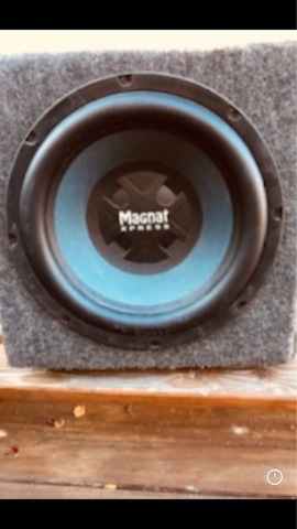 MAGNAT XPRESS SUBWOOFER + REFORZADOR DE SONIDO MAGNAT  