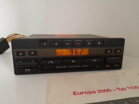 RADIO MERCEDES BECKER EUROPE W124 W201 W140 R129  