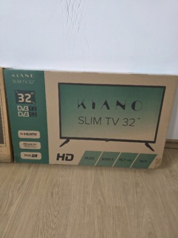 Tv kiano slim tv 32" nowy komplet gwarancja 