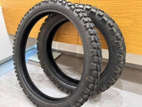 КОМПЛЕКТ NOWYCH ШИН IRC DO HONDA CRF 300L ШИНИ 18