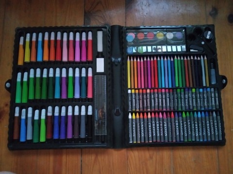 Zestaw do rysowania malowania artystyczny 150 elementów