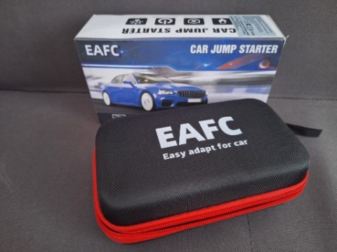 ПУСКОВИЙ POWERBANK АВТО 3W1 12000MAH Z ЛІХТАРИК LED (СВІТЛОДІОД) EAFC 1000A 12V 