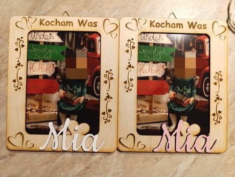 Personalizowany prezent Dzień Babci i Dziadka Walentynki Dedykacją Imię 