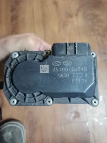 35100-2B340 ДРОСЕЛЬНА ЗАСЛІНКА ПОВІТРЯ HYUNDAI TUCSON KIA SPORTAGE 