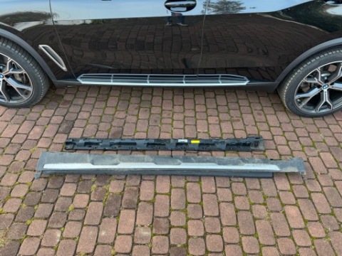 НАКЛАДКА ПОРОГУ ЛІВА ПОРІГ + КРІПЛЕННЯ BMW X5 G05 X-LINE 7440927 7425459 