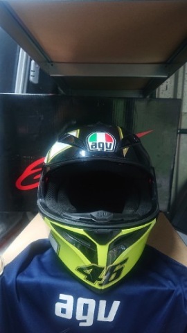 ШОЛОМ AGV K3 SV ТОП 46 GOTHIC BLACK, ВЖИВАНИЙ ML 58 