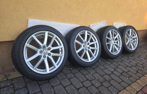 КОЛЕСА ДИСКИ 5X112 17 7.5J DEZENT ШИНИ 225/45/17 КОМПЛЕКТ ЗИМОВІ 