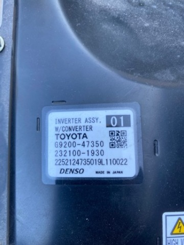 INVERTER FALOWNIK G9200-47330 1.8 TOYOTA COROLLA E21 PRIUS IV XW50 CHR 2019