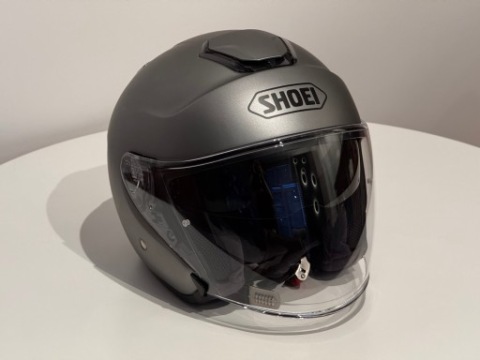 SHOEI J-CRUISE ШОЛОМ МОТОЦИКЛЕТНИЙ XL 61-62 СРІБНИЙ ECE 22/05 