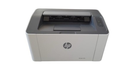 HP Laser 107a – drukarka laserowa | USZKODZONA | na części | kabel + USB