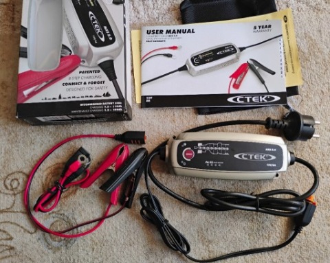 ЗАРЯДНИЙ ПРИСТРІЙ АВТО ЗАРЯДНИЙ ПРИСТРІЙ CTEK MXS 5.0 12V/5A ЯК НОВИЙ 