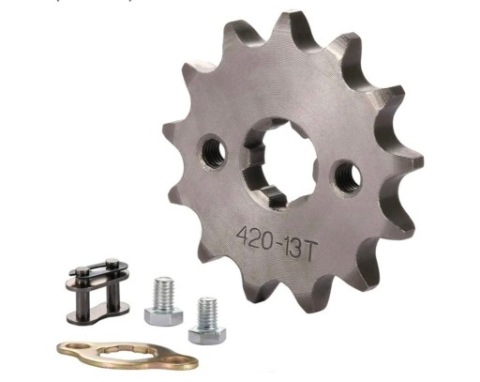 ШЕСТЕРНЯ ПЕРЕДНЯ 13T 420 GOOFIT 17MM DO МОТОЦИКЛА QUADA CROSSA 