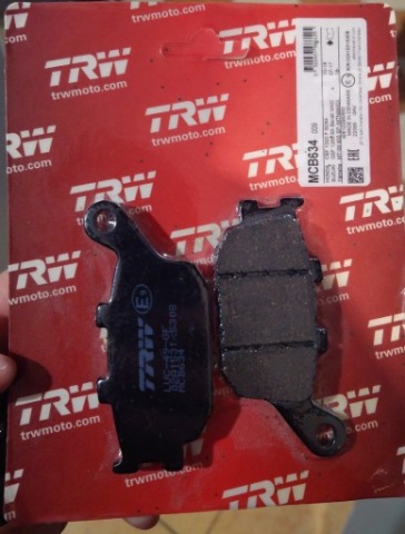 КОЛОДКИ ГАЛЬМІВНЕ TRW MCB634 
