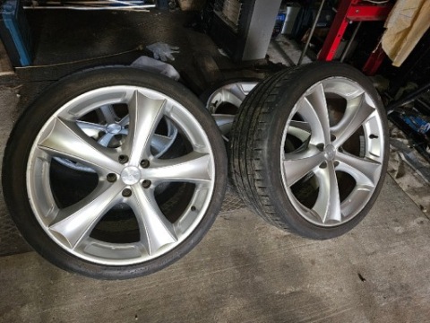 TOYOTA LEXUS КОЛЕСА ДИСКИ 5X114.3 ETS BETA TELLSUT 20 ДЮЙМИ ET30 9J 