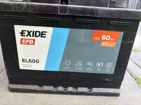 АКУМУЛЯТОР АВТО EXIDE EFB EL600 60AH 640A(EN) 12V 