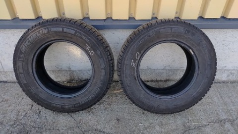 2X ШИНИ ЗИМОВІ MICHELIN AGILIS ALPIN 215/75R16C ~7.0MM 