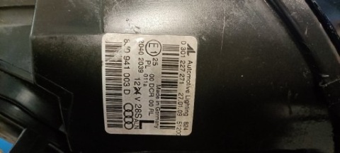 AUDI TT 8J0941003D ФАРА ПЕРЕДНЯ ЛІВА КСЕНОН 