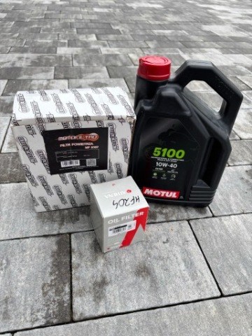 MOTUL 5100 4L + ФІЛЬТРИ HONDA CBF 600 2008 