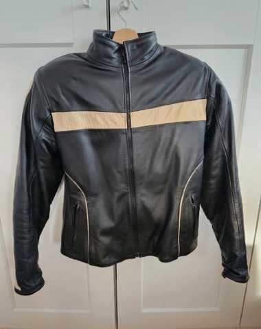 CHAQUETA MOTOCICLETA CUERO DAMSKA TARBOR M  