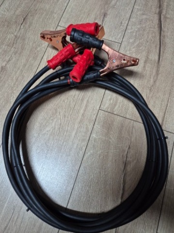 ПРОВОДА ПУСКОВІ 3M 25MM² PELNA МІДЬ ELPAR ПОТУЖНЕ - ХВІРТКА ДОСТАВКА 