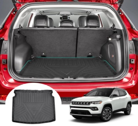 МАТ БАГАЖНИКА JEEP COMPASS 2017-2023 TPE 3D ВИСОКА RANT 