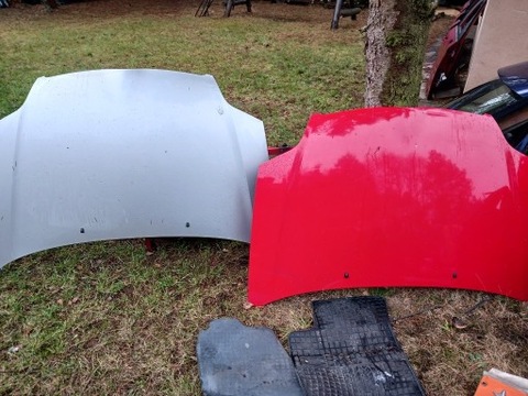 COROLLA E12 HOOD ENGINE RED 3E5 SILVER 1C0  