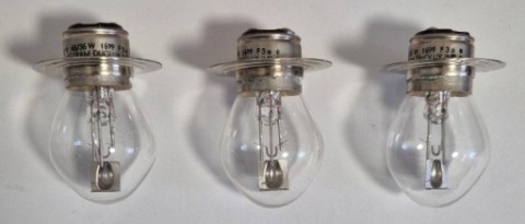 ЛАМПОЧКА TUNGSRAM DUOLUX 12 V 45/35 W P42D - 3 ШТ 