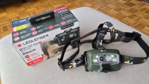 LEDLENSER HF8R CORE RGB CAMO, ЛІХТАРИК CZOLOWA, 1600 LM 