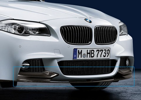 BMW F10 M PERFORMANCE КАРБОН SPLITER 520-550 M PAKET 