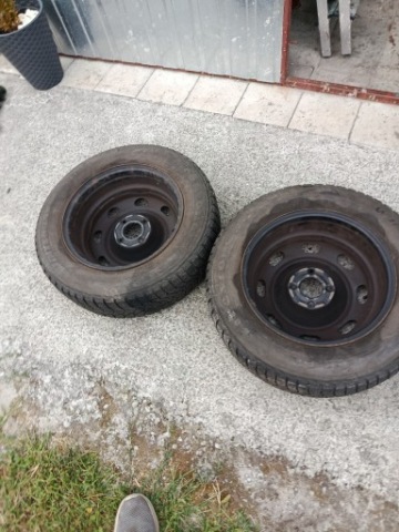 КОЛЕСА ЗИМНИЕ FIRESTONE WINTERHAWK 195/65 R15 | BIEZNIK 6MM | ДИСК СТАЛЬНОЙ 