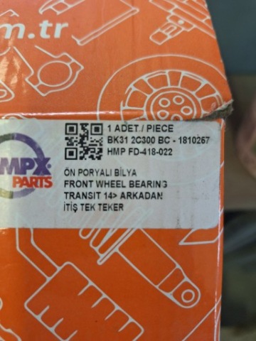 WITAM СТУПИЦЕЮ КОЛЕСА ПЕРЕДНЬОГО FORD TRANSIT PO 2014R НОВА TEL 601633392 