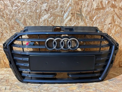РЕШІТКА РЕШІТКА РАДІАТОРА AUDI A3 S3 8V3 8V3853651AE ЧОРНА РАМКА ОРИГІНАЛ NIEMONTOWANY 