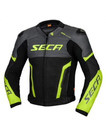 КУРТКА ШКІРЯНА SECA HOOLIGAN TITANIUM FLUO 