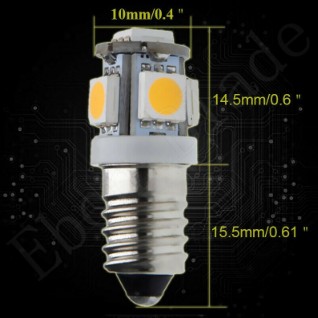 ЛАМПОЧКА LED (СВІТЛОДІОД) E10 6V 1,5W 