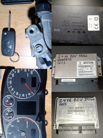 КОМПЛЕКТ СТАРТОВИЙ A6 C5 РЕСТАЙЛ 2.4V6 171KM АВТОМАТ FIS 3B0907552BJ 