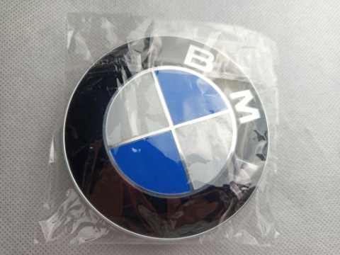 ОРИГИНАЛЬНЫЙ ЗНАЧЕК ЭМБЛЕМА BMW 82MM КАПОТА / КРЫШКИ БАГАЖНИКА 51148132375 НОВЫЙ 
