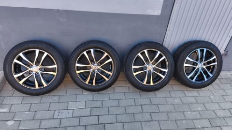 КОЛЕСА ЛІТНІ ТИТАНОВІ ДИСКИ 16 ДЮЙМИ 5X112 AUDI SEAT VW SKODA 7MM ЯК НОВЕ 