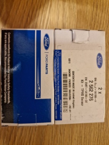 ДАТЧИКИ ТИСКУ W ШИНІ TPMS FORD НОВЕ 4 SZT.NR ЗАПЧАСТИНИ 2562276 