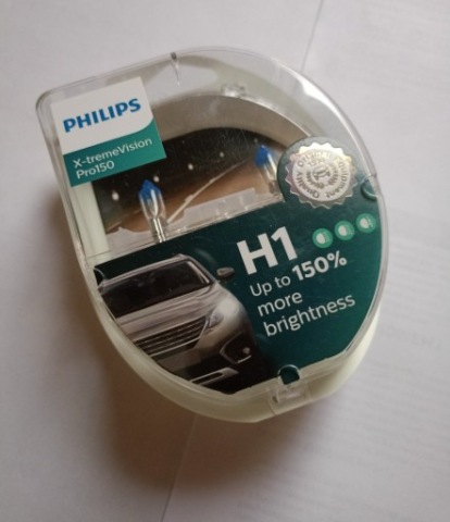 PHILIPS H1 X-TREME НІЧНОГО БАЧЕННЯ PRO150 ЛАМПОЧКА 150% 