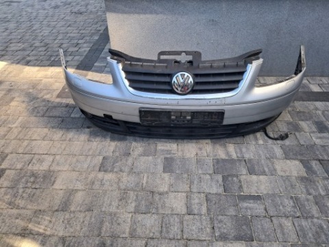 БАМПЕР ПЕРЕДНИЙ VOLKSWAGEN TOURAN ЦВЕТ LA7W ОМЫВАТЕЛИ 